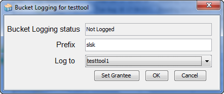 amazon s3 bucket logging window