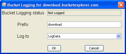 bucket logging window