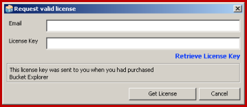 activate bucket explorer license