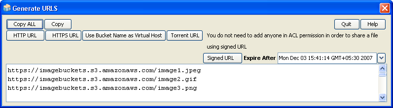 generate public accessible url generate public accessible url