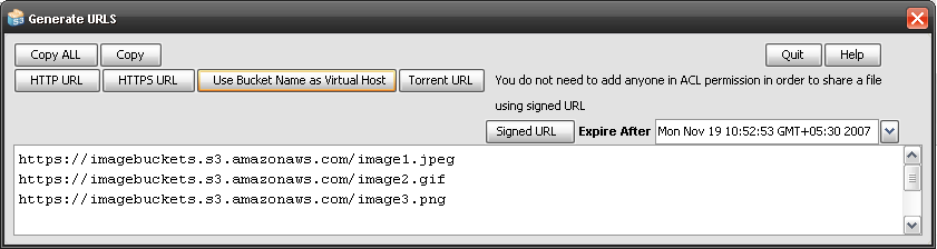 Get Public URL
